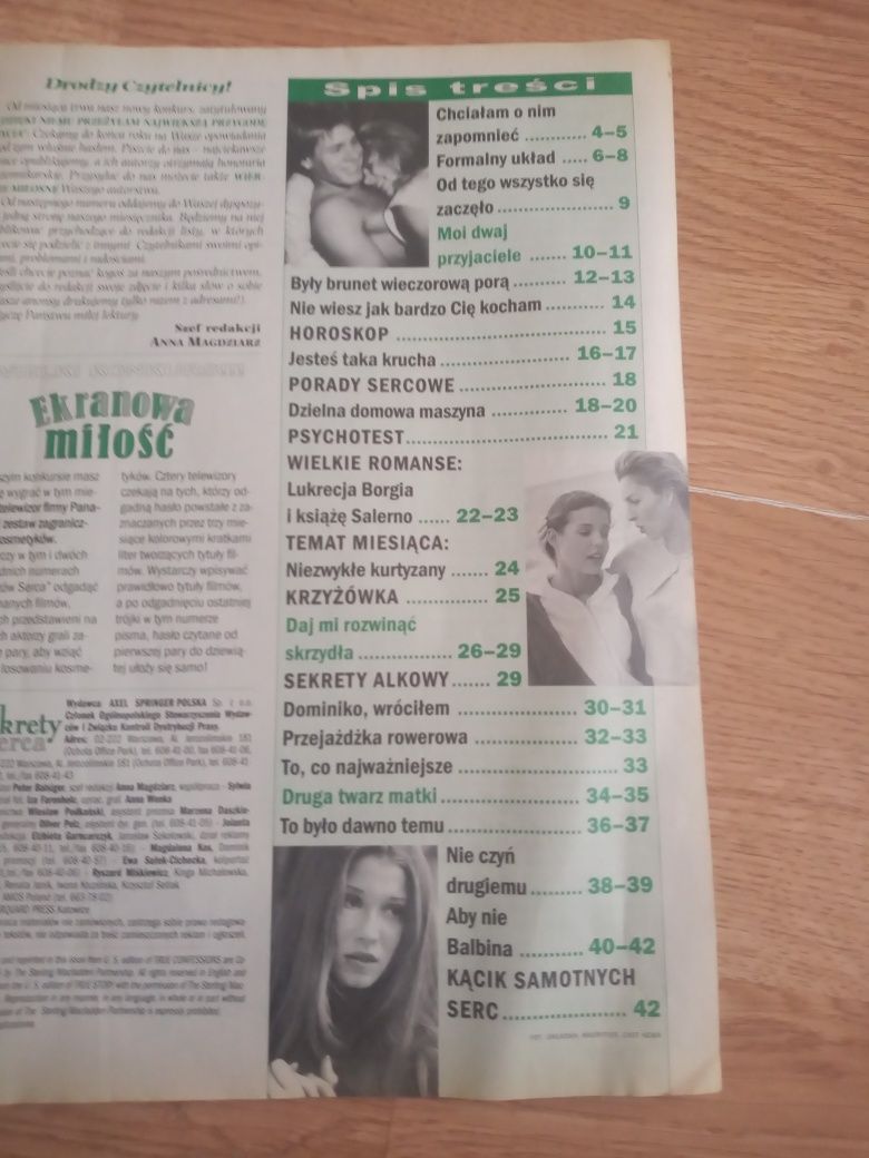 Sekrety Serca Nr 10 (1996r)