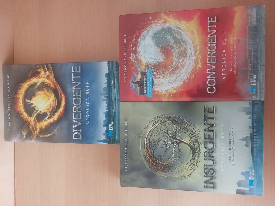Trilogia Completa 1ª Edição - Divergente  Veronica Roth (Opt. Estado)