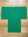 3 x LEGO 10980 Duplo Zielona płytka konstrukcyjna XXL (24x24)