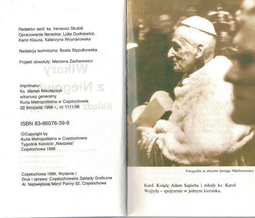 Wikary z Niegowici Ksiądz Karol Wojtyła ks. Jarosław Cielecki