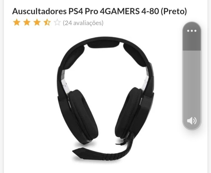 Gaming Headset/headphones Sony PS4 Pro 4-80 4Gamers