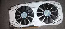 GTX 1060 6gb Asus white
