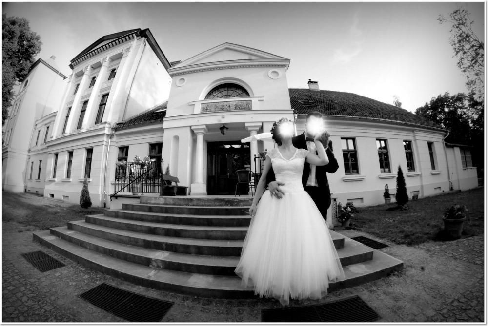 Suknia Ślubna - tiul, koronka, princesska, rozmiar 36 - 38