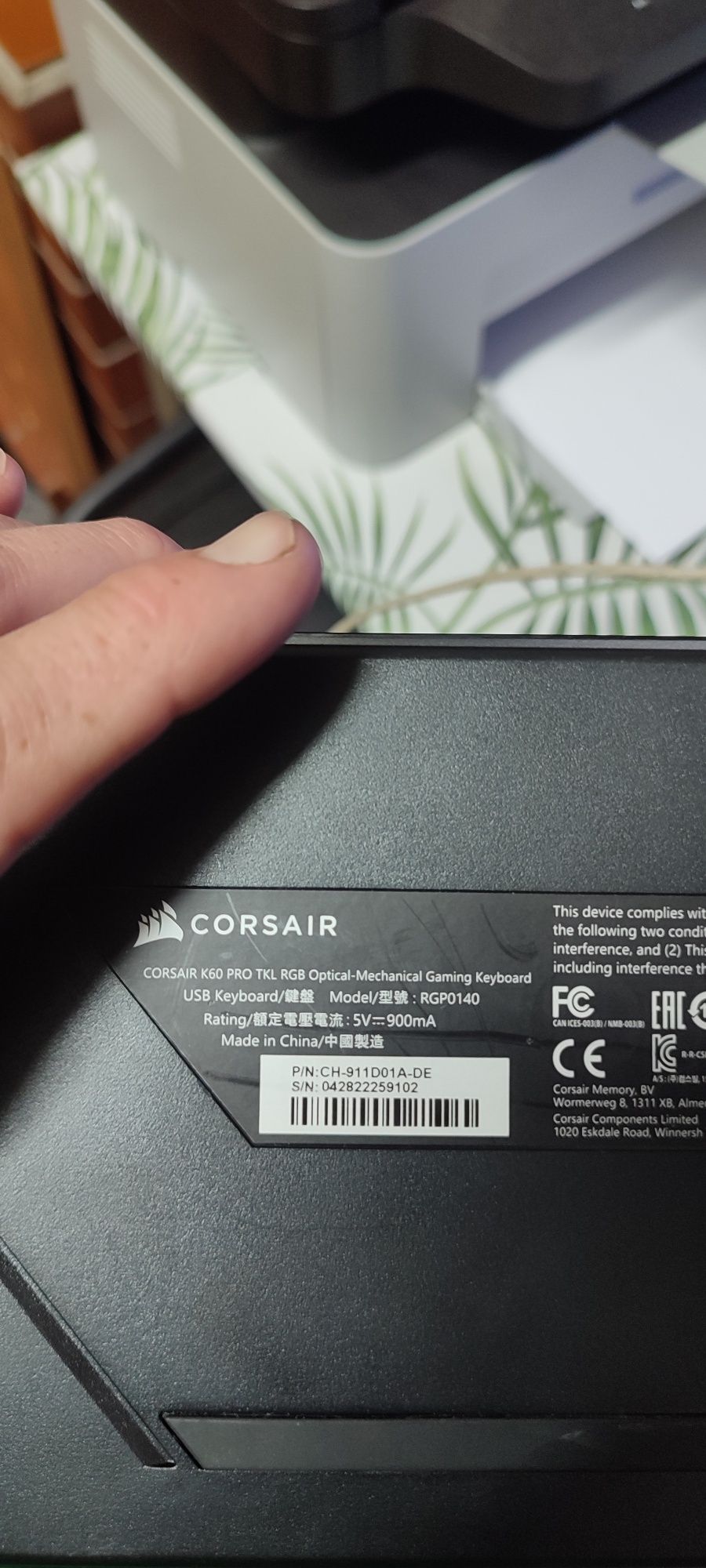 Klawiatura Gejmingowa Corsair K60 pro dla graczy