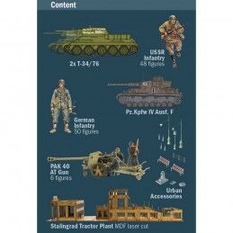 Stalingrad Siege 1942 model diorama 1/72 Italeri 6193