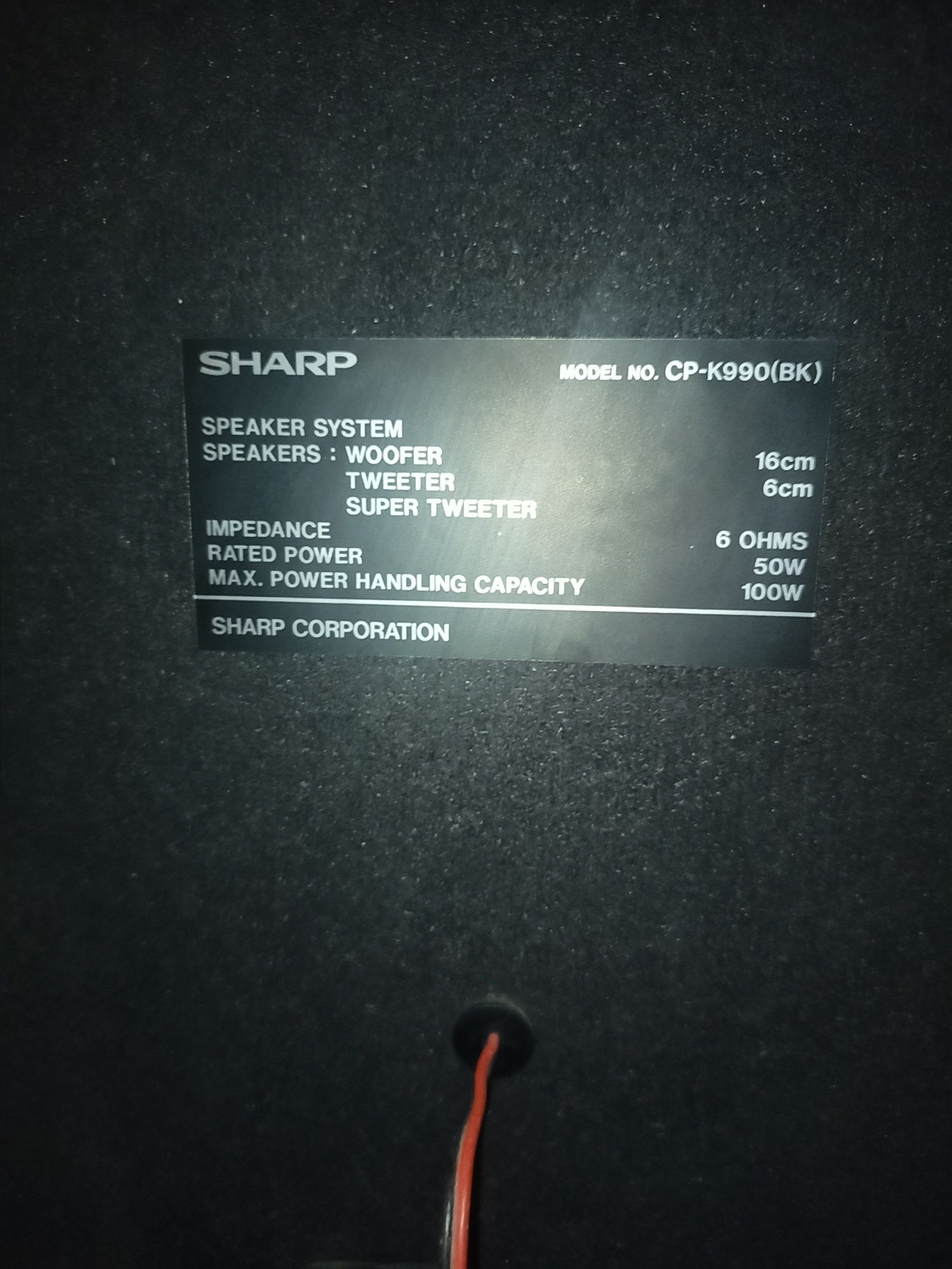 Wieża Sharp CD C991