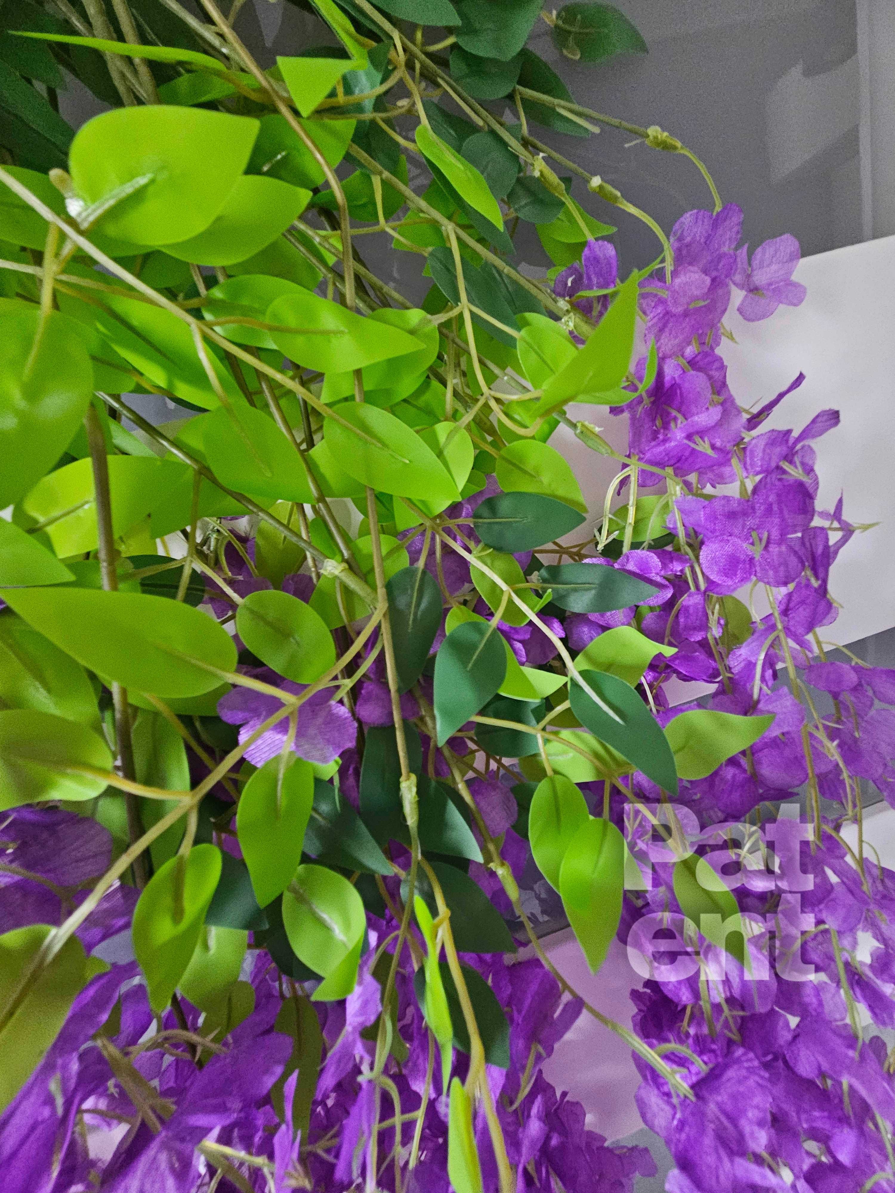 Wisteria fioletowa glicynia sztuczna girlanda dekoracja 12 sztuk
