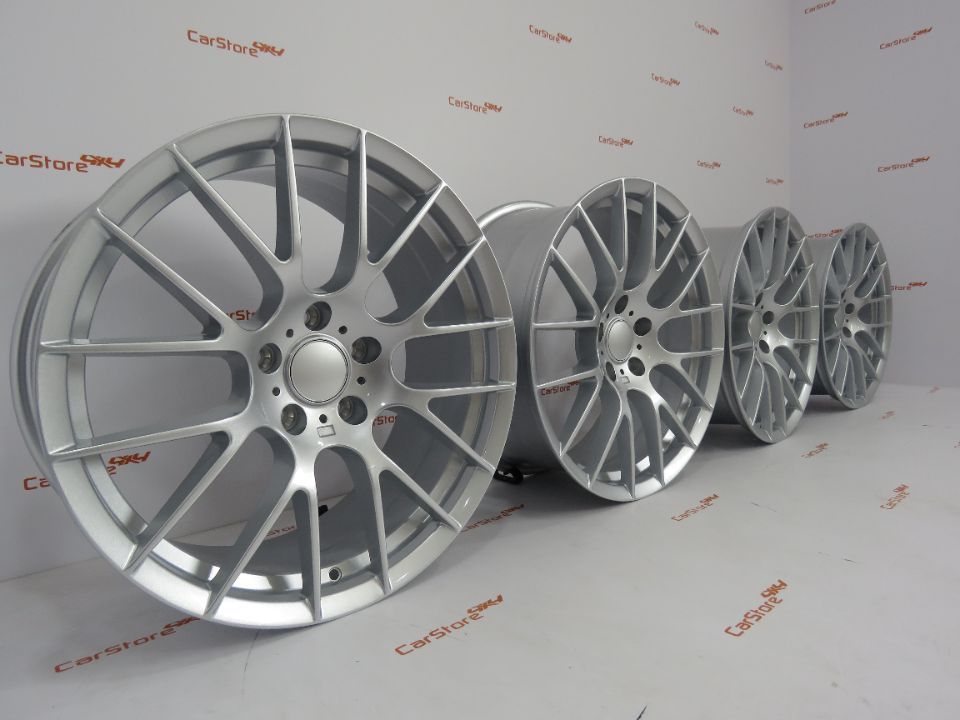 Jantes Look Bmw M359 19 8.5+9.5 5x120 Cinza Prata