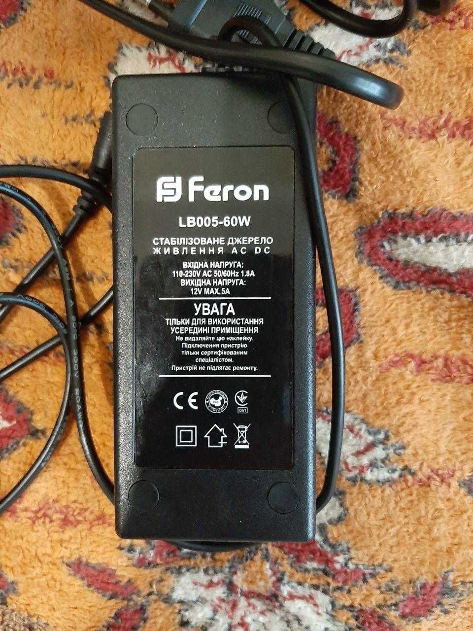 Трансформатор Feron LB005 60W, блок живлення