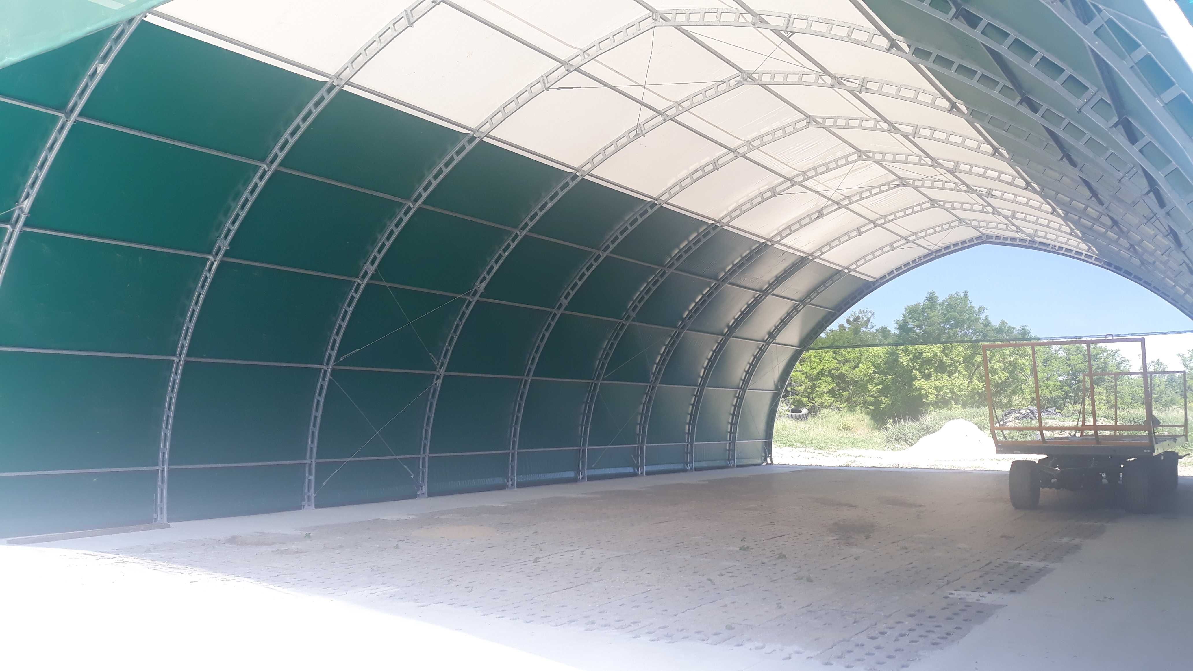 Hala Łukowa 12x24x6.50 rolnicza na bale słome baloty magazynowa namiot