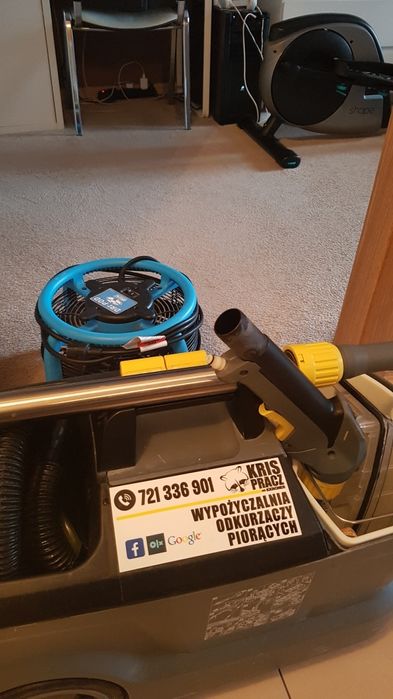 Wynajem odkurzaczy piorących,wypożyczalnia karcher, proszki, osuszacz