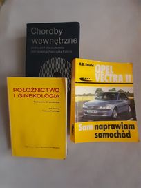 Książki : medycyna i motoryzacja .