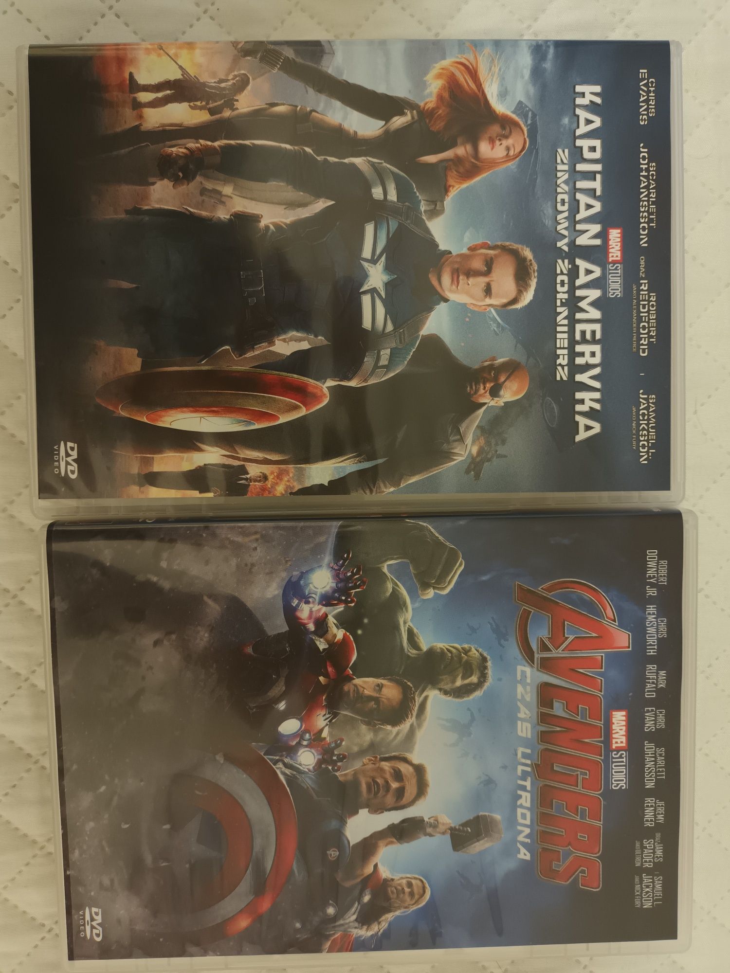 Marvel Studios DVD Kapitan Ameryka Zimowy Żołnierz , Avengers Czas Ult