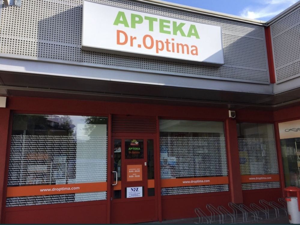 Kaseton szyld reklama podświetlana 300x50 LED dibond