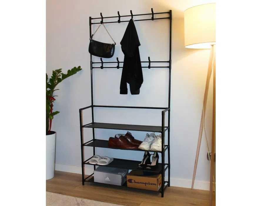 WYSOKI Wieszak Stojak szafka półka na buty bluzy nowoczesny