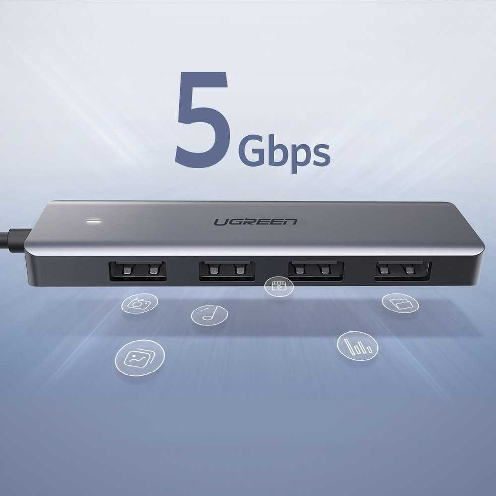 UGREEN adapter HUB rozdzielacz 4x USB 3.2 DO KOMPUTERA