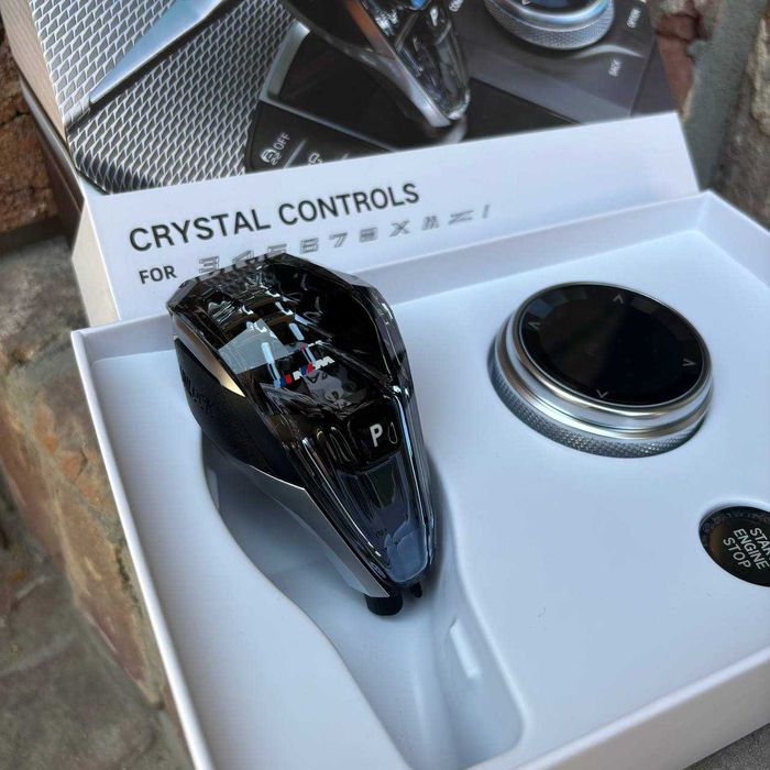 Селектор АКПП Хрусталь BMW E/F/G серия з логотипом X/ M