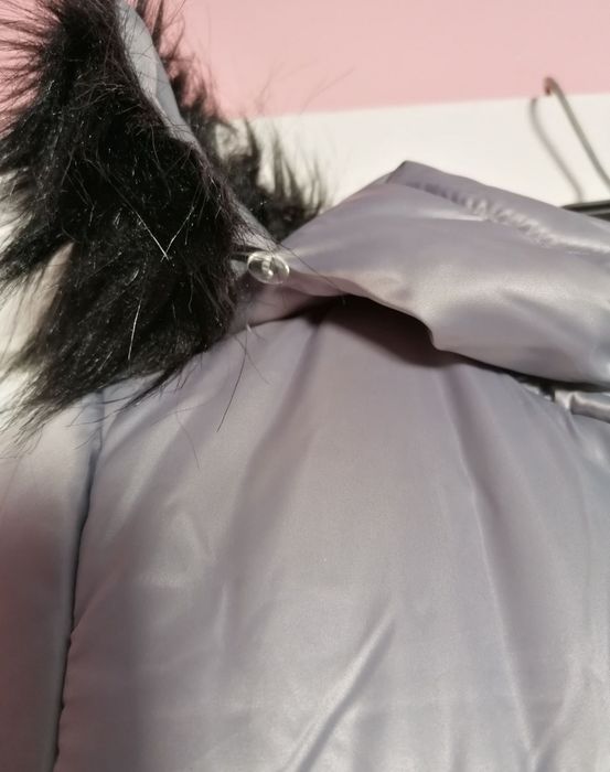 Kurtka zimowa dziewczęca 158 coccodrillo szara nowa