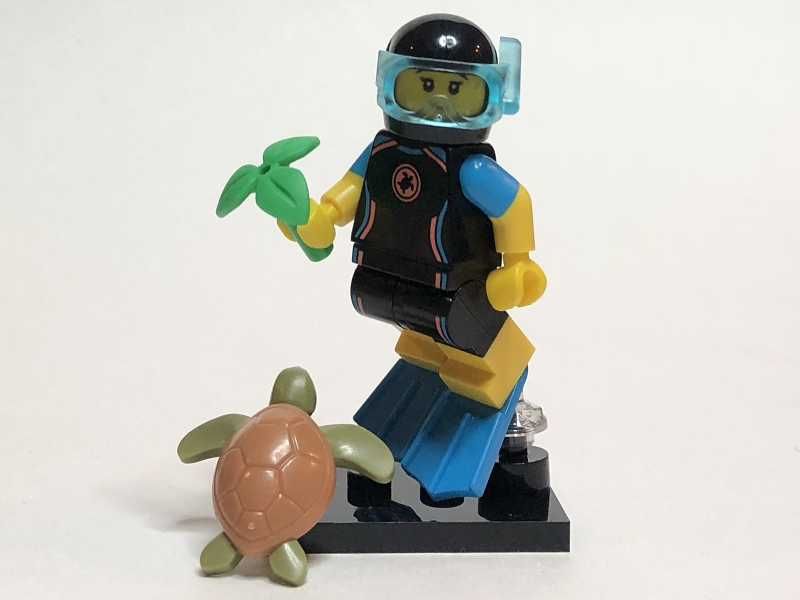 LEGO minifigures - 20 seria - Ratownik i żółw