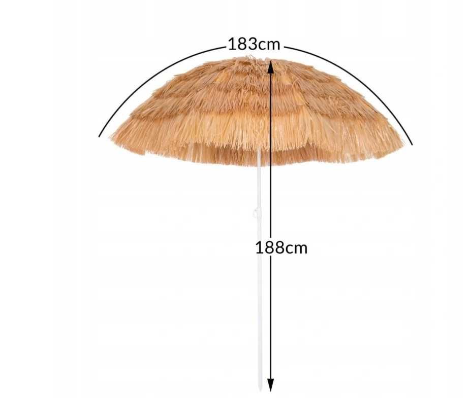 Parasol ogrodowy Hawajski/ na balkon/ taras/ letni/ składany