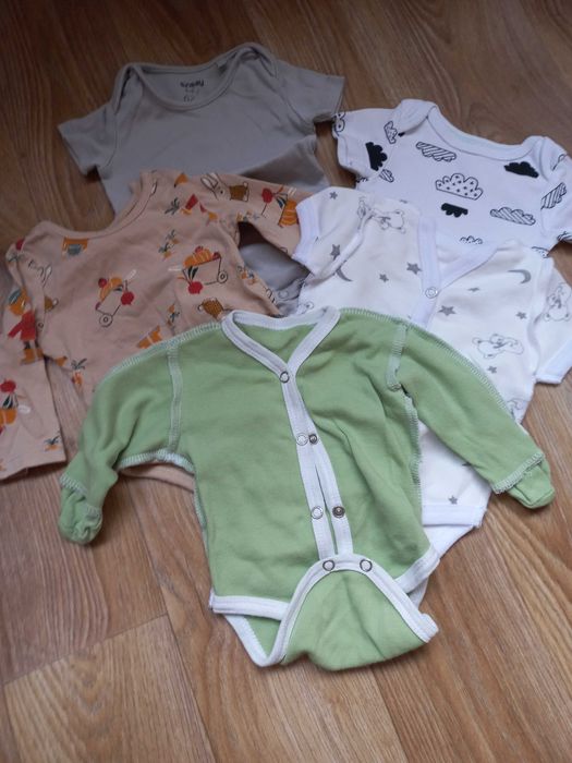Пакет одягу для новонароджених. Бодіки, костюмчики