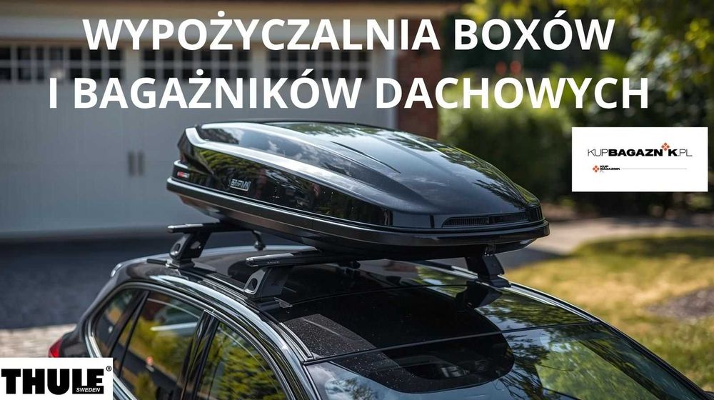 Wypożyczalnia BOXÓW bagażników Wynajem Box dachowy Bagażnik Kufer Boks