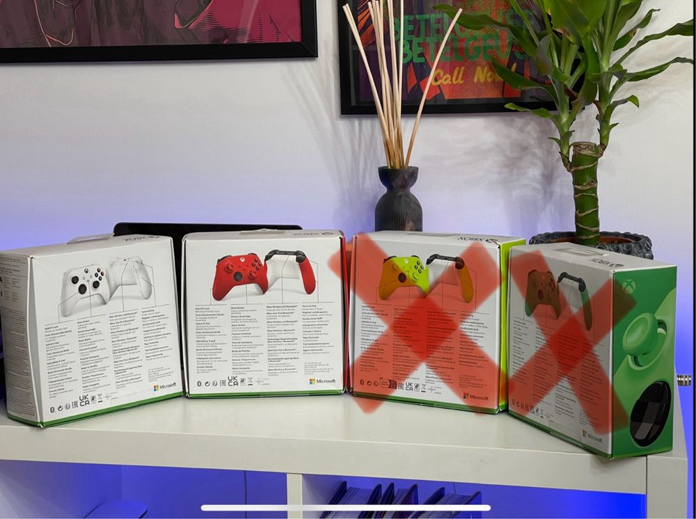 Pad Xbox Series S/X Nowy 2 kolory White Red