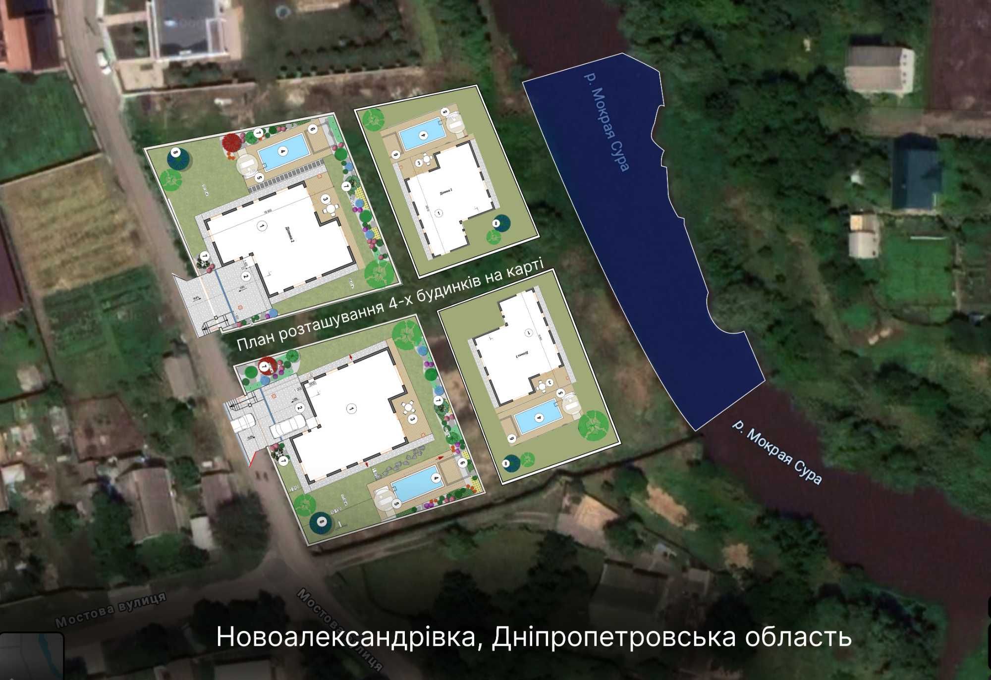 Продаж сучасного будинку в котеджі в селі Новоолександрівка