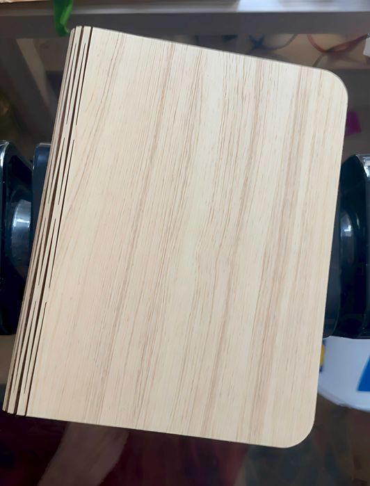 Lampka LED - ksiażka, duża, USB, drewno, ciepłe i zimne swiatło, NOWA