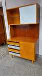 Komoda Regał Kredens Highboard Design PRL lata 60 Czechosłowacja