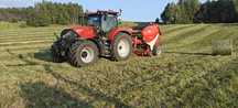 Prasowanie  słomy  siana/ siano kiszonki  rotor LELY RP160v