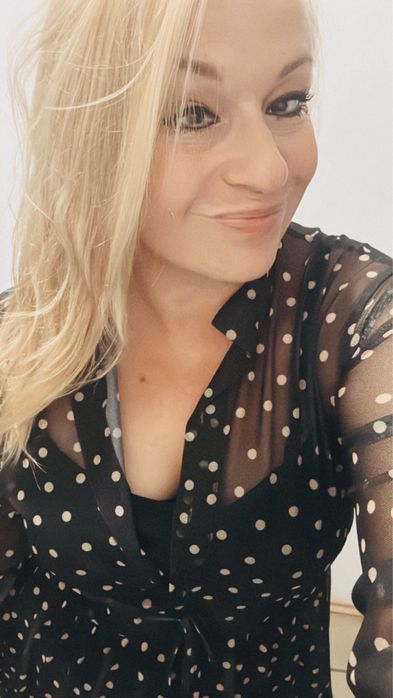 Sukienka Manilla groszki siatka Retkinia