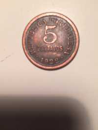 Moeda de 5 centavos de 1922