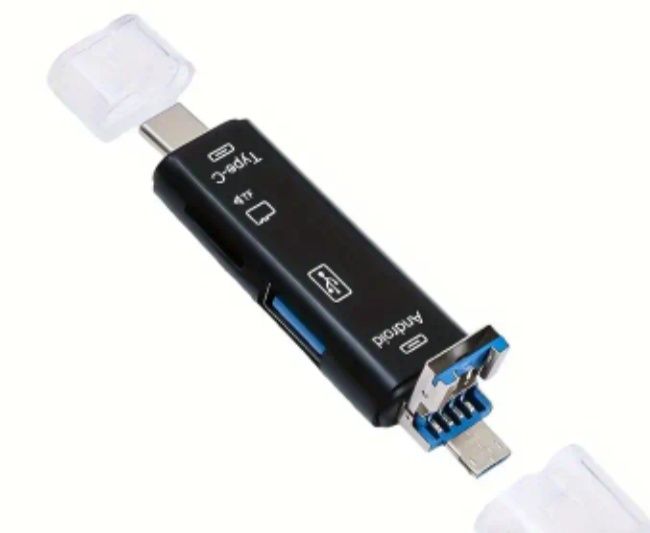 Кардридер 5 в 1.Для компьютера и телефона.