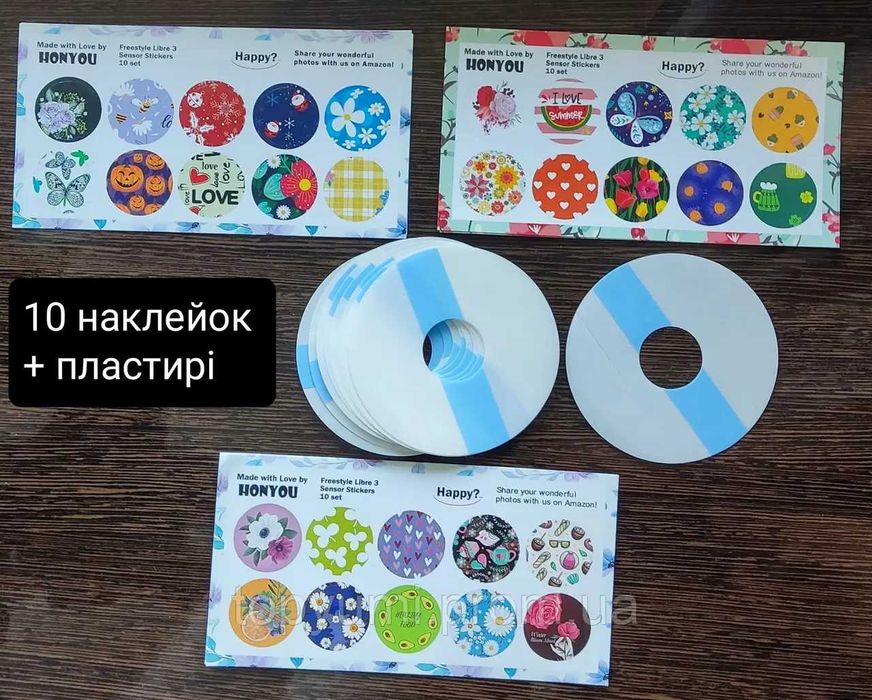 Захисні, водонепроникні наклейки + пластирі для сенсорів