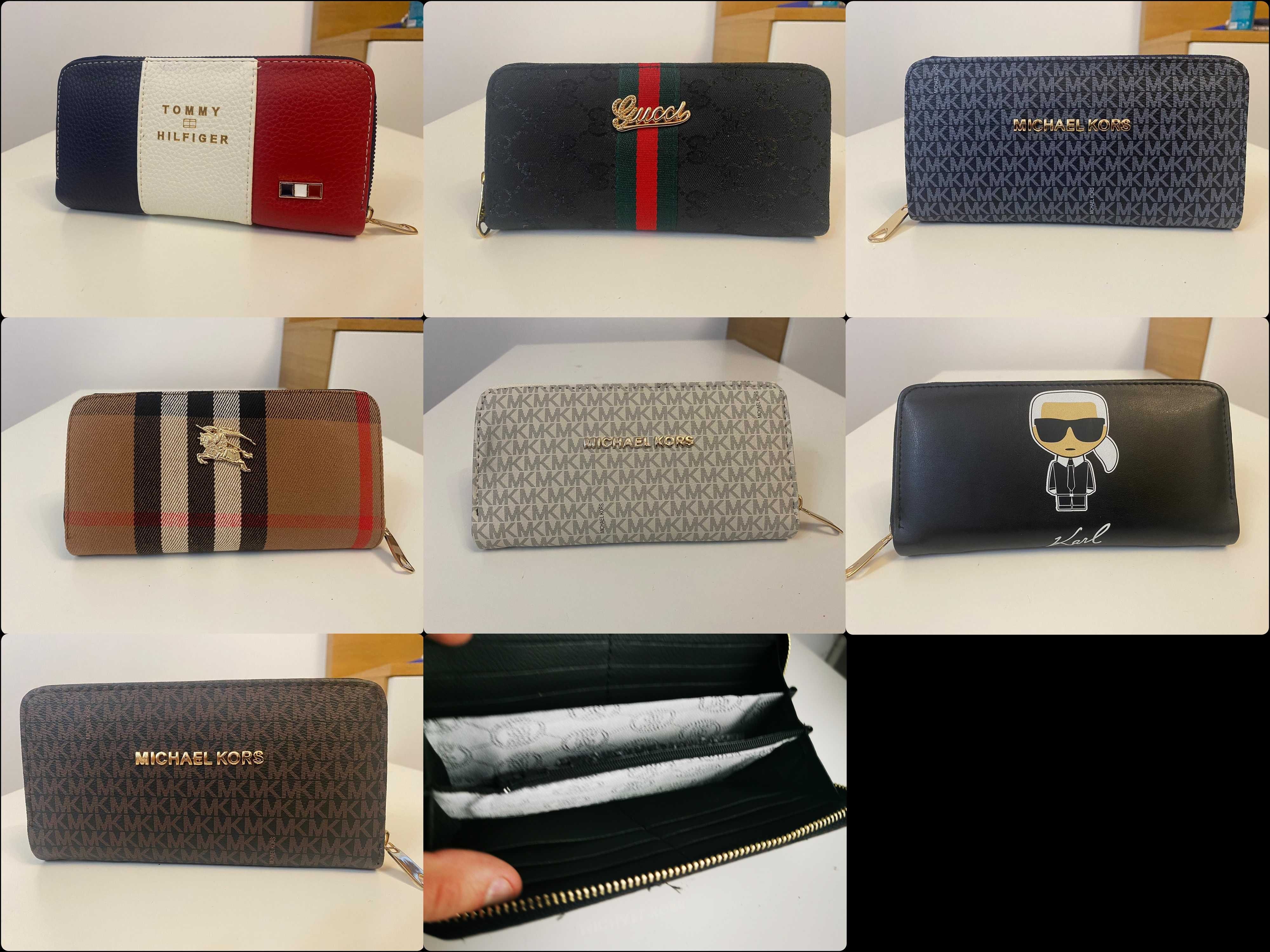 Portfele Damskie Gucci Burberry Monogram Premium