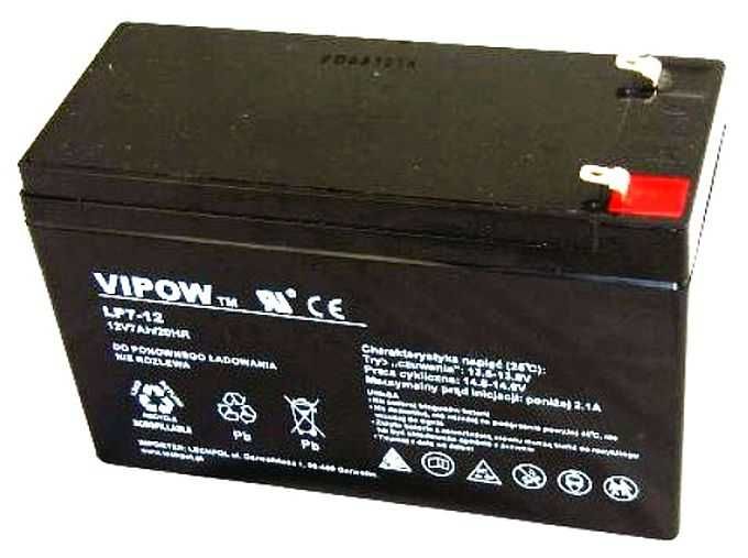 Akumulator żelowy Vipow 12V 7Ah