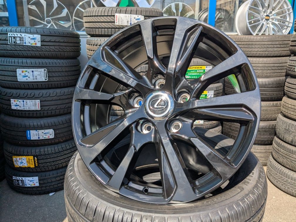 диски R20_ 5х150_ Lexus LX черный глянец