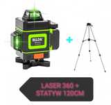 Laser krzyżowy samopoziomujący 16 liniowy poziomica + statyw