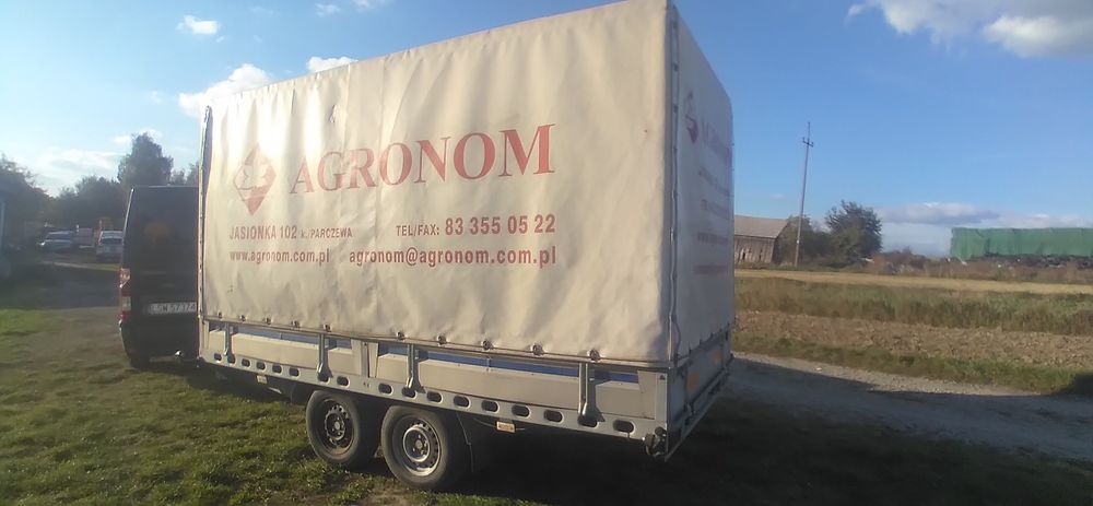 Przyczepa ciężarowa Wiola 2 osie 2012r ład 2000