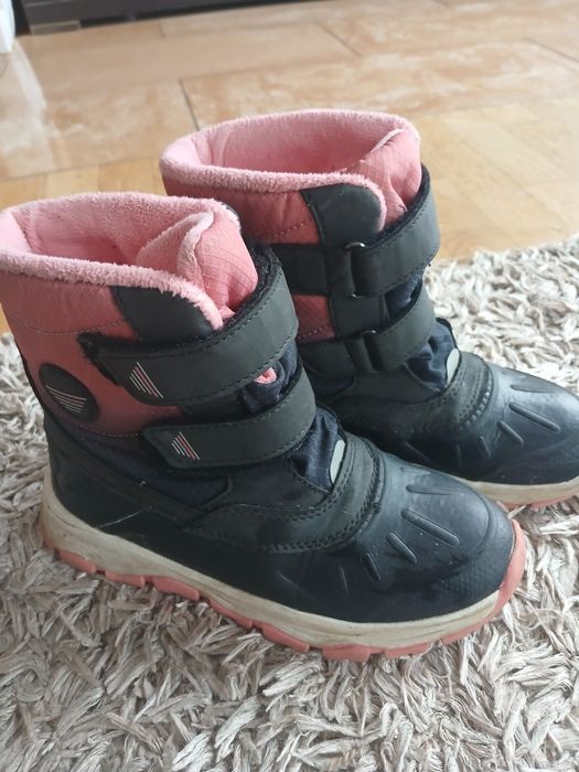 Sniegowce czarno różowe 33