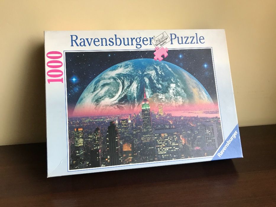 Puzzle 1000 elementów. Ravensburger - Wschód Ziemi (Earthrise)