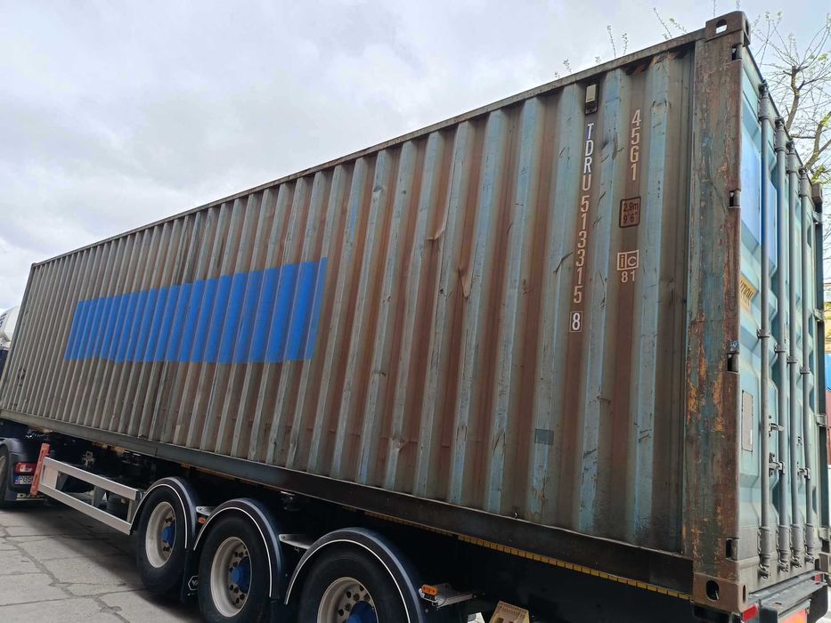 Kontener morski magazyn 40'HC 12 metrowy używany sprawny dobry stan