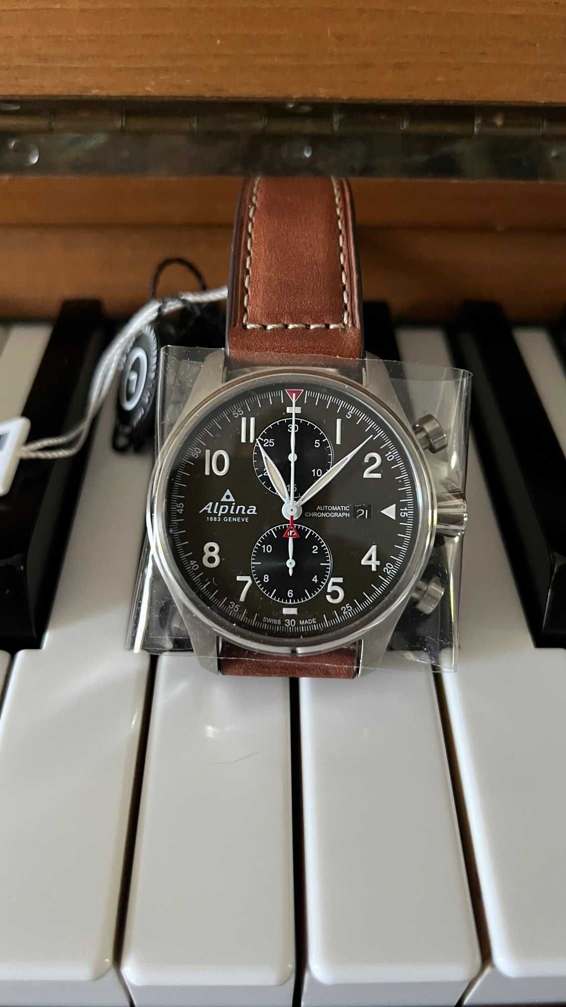 Zegarek męski Alpina Startimer Pilot Automatic Chronograph
