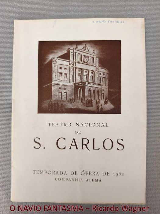 O NAVIO FANTASMA – Ricardo Wagner  

Ópera S. Carlos