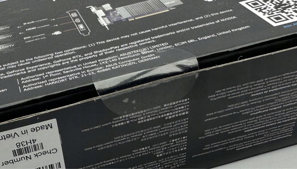 Відеокарта ASUS GeForce GT730 2GB DDR5  (GT730-SL-2GD5-BRK-E)