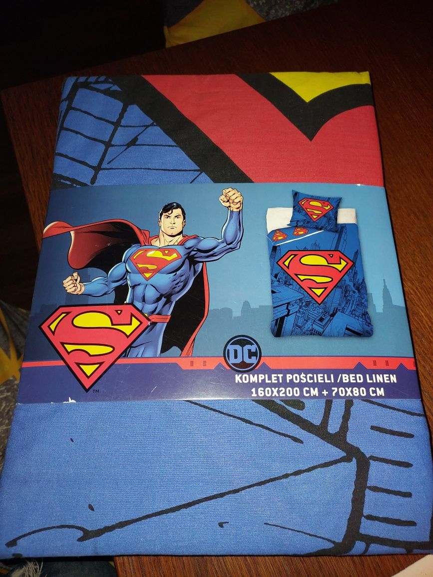 Dla chłopca Pościel Superman Comics Komplet pościeli 160×200 Super-men