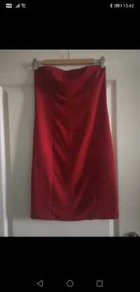 Czerwona dopasowana sukienka M