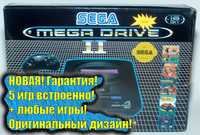 Приставка Сега Мега Драйв 2|Sega Mega Drive 368 игр! НОВАЯ! ОПТ есть