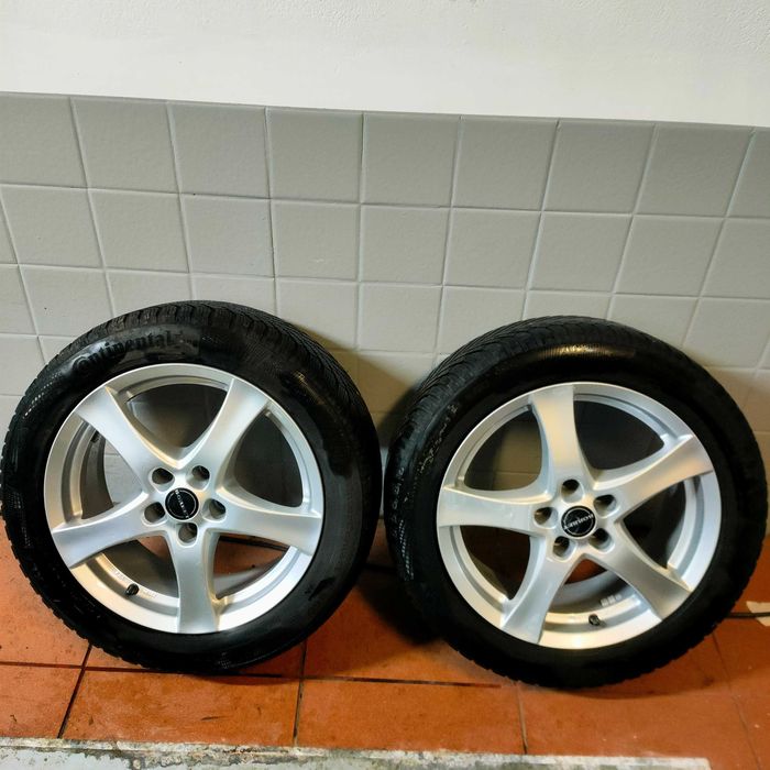 Koła zimowe Audi VW Seat Skoda 5x112 225/50/17 Continental 6.5mm